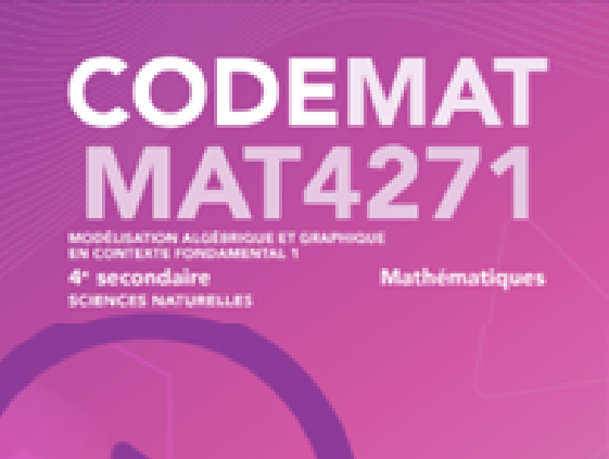 MAT-4271-2 Modélisation algébrique et graphique en contexte fondamental 1