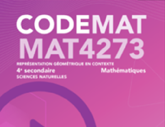 MAT-4273 -2 Représentation géométrique en contexte fondamental I